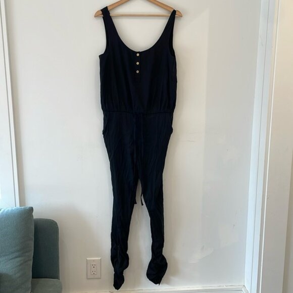 Guess by Marciano Pants - Marciano by Guess black silk sleeveless jumpsuit romper size S
